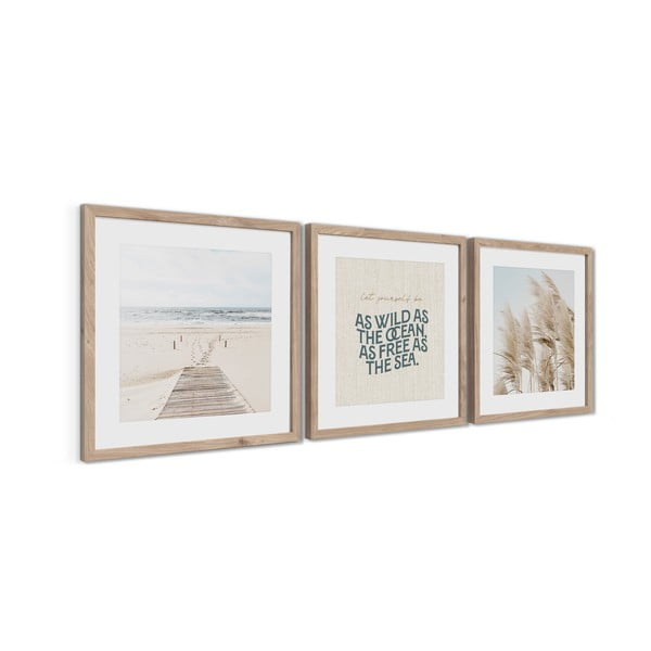 Tablouri 3 buc. 30x40 cm Seaside – Styler-image-4