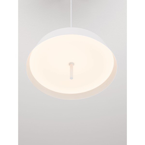 Lustră albă LED cu intensitate reglabilă din aluminiu ø 45 cm Velio – Nova Luce-image-2