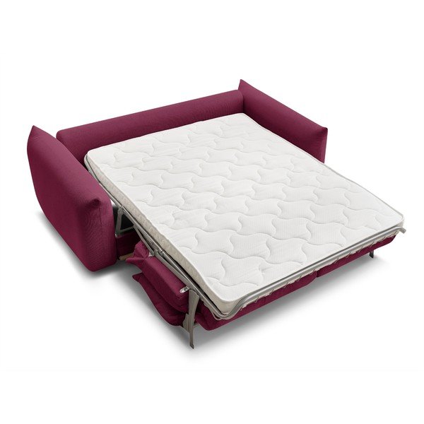 Canapea burgundy extensibilă 214 cm Ernest – Bobochic Paris-image-4