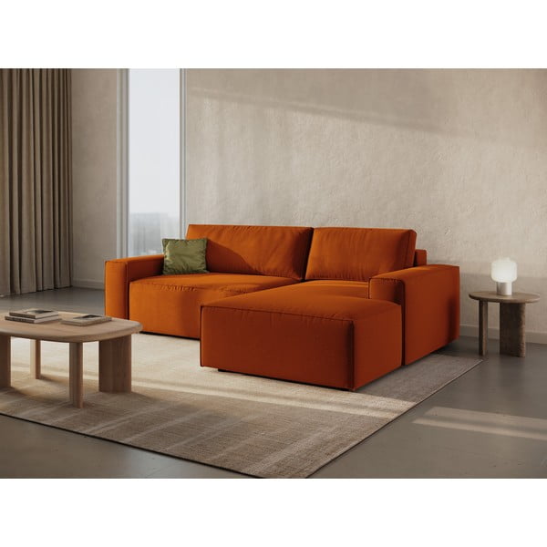 Colțar cărămiziu extensibil (cu colț pe partea dreaptă) Jodie – Micadoni Home-image-1