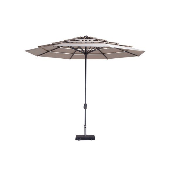 Umbrelă de soare bej ø 350 cm Syros - Madison