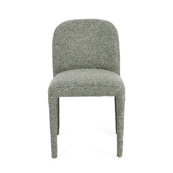 Scaun de dining verde din material bouclé Antara – Bizzotto-image-2