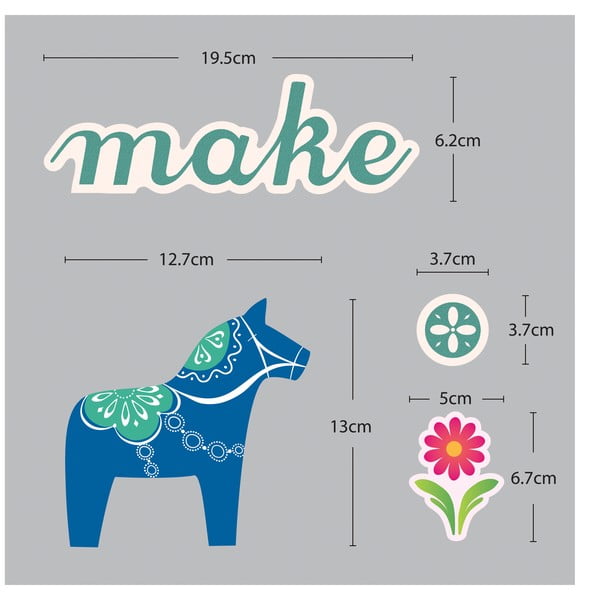 Autocolant Fanastick Small Colorfull Horses-image-3