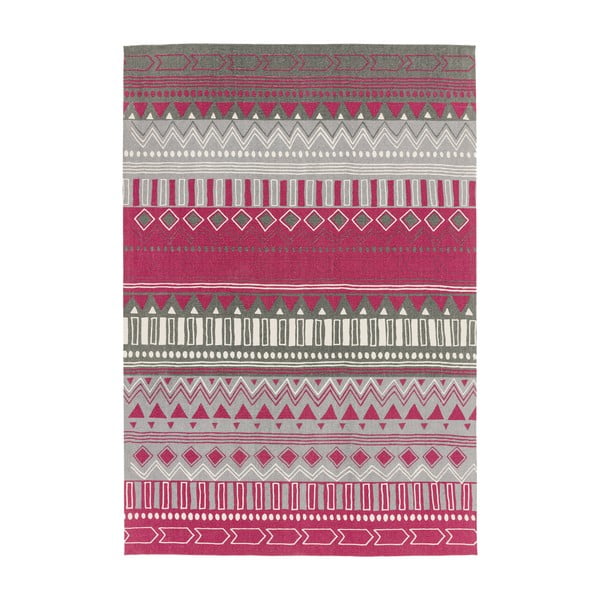 Covor Asiatic Carpets Tribal Mix, 120 x 170 cm, roz-gri
