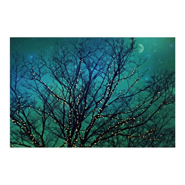 Tablou pe pânză Marmont Hill Arbre Turquoise, 61 x 41 cm