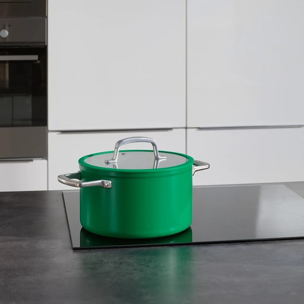 Oală cu capac/cu suprafață ceramică 5,5 l adecvată pentru plita cu inducție Meda 3.0 – FABINI-image-1