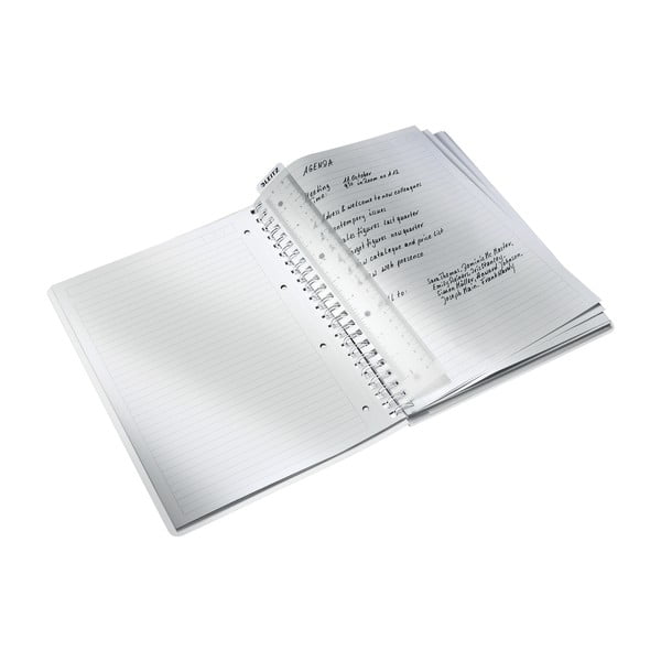Caiet dictando spiralat Leitz, A4, 80 de pagini, galben-image-1