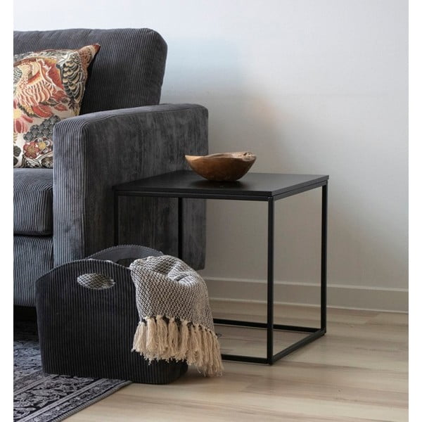 Măsuță auxiliară House Nordic Vita Vita, 45 x 45 cm, negru-image-1