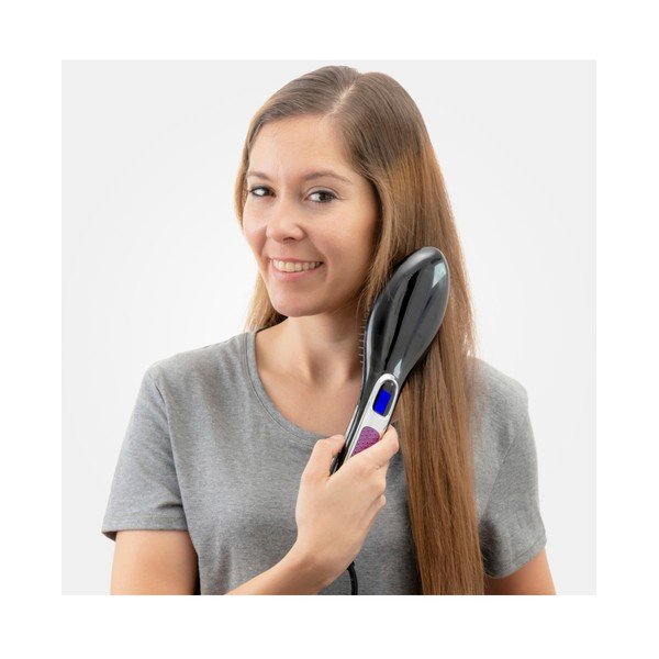 Perie electrică pentru îndreptat părul InnovaGoods Oval-image-2