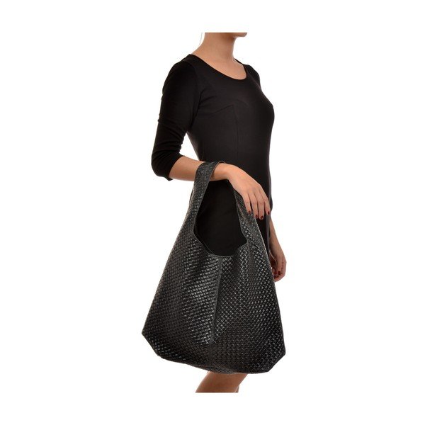Geantă din piele Magnotti Bags Lui, negru-image-2