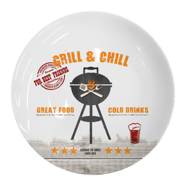 Farfurie din porțelan PPD Grill And Chill, ⌀ 27 cm