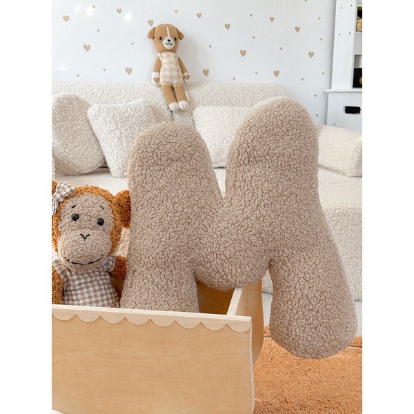 Pernă pentru copii din sherpa 38x40 cm M – Meowbaby-image-1