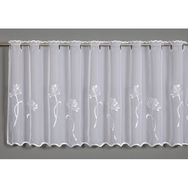 Perdea albă din voal 140x48 cm Dandelion – Sehlbach