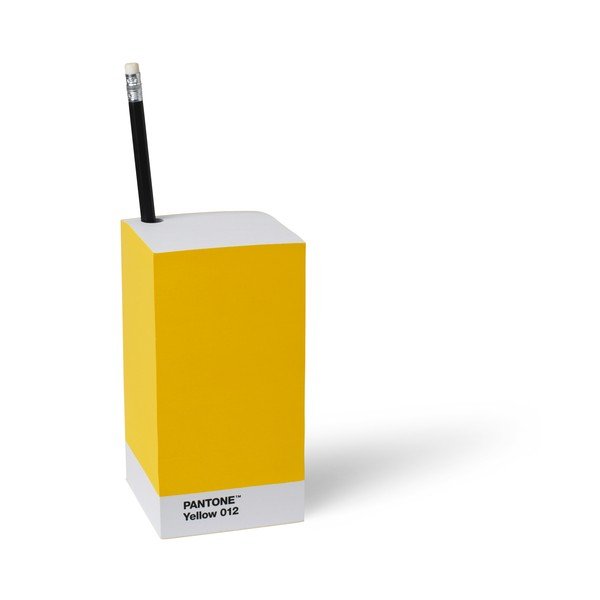 Suport pentru pixuri / caiet notițe Pantone, galben-image-1