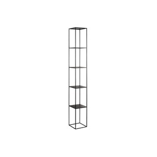 Bibliotecă metalică CustomForm Tensio, înălțime 230 cm, negru