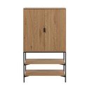 Dulap   cu aspect de lemn de stejar 80x140 cm Jaipur – Actona