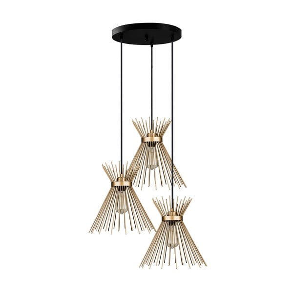 Lustră aurie din metal ø 34 cm Izmir – Squid Lighting-image-2
