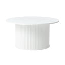 Măsuță de cafea albă rotundă Nola – Unique Furniture
