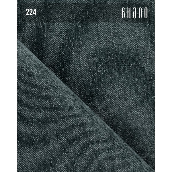 Colțar albastru cu tapițerie din chenille (cu colț pe partea stângă/cu șezlong) Chevi – Ghado-image-4