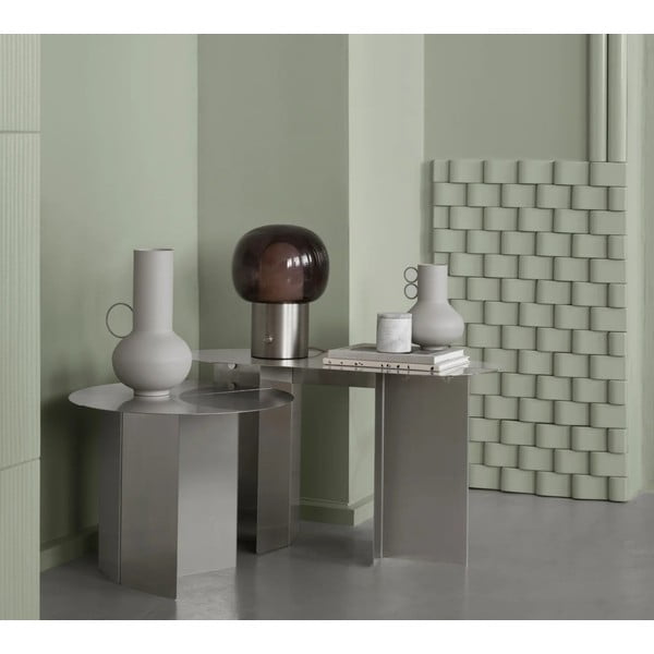 Măsuță auxiliară rotundă din oțel inoxidabil ø 35 cm Oru – Blomus-image-3