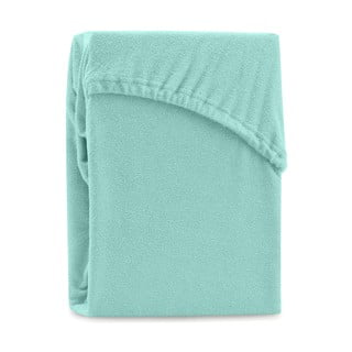 Cearșaf elastic pentru pat dublu AmeliaHome Ruby Siesta, 180-200 x 200 cm, verde