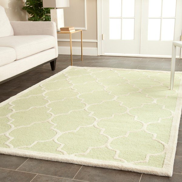 Covor din lână Safavieh Everly, 243 x 152 cm, verde deschis-image-2