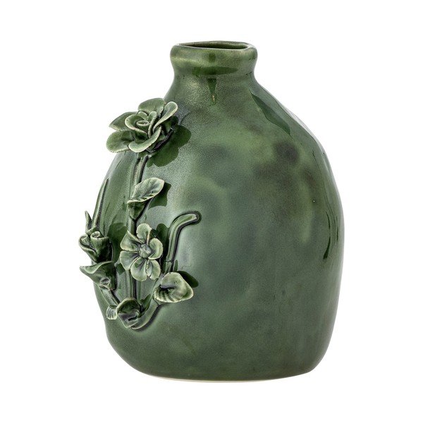 Vază verde din gresie (înălțime 13,5 cm) Ramia – Bloomingville