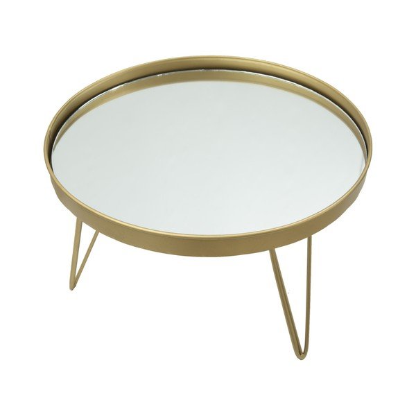 Măsuță pentru servire Mauro Ferretti, ⌀ 36,5 cm, auriu-image-3
