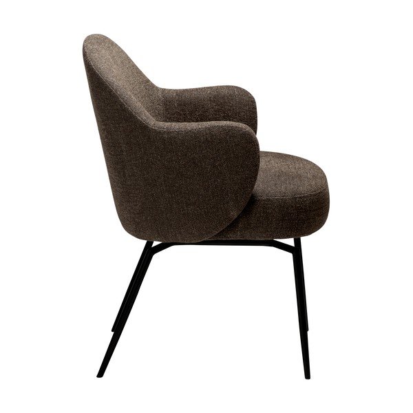 Scaun de living maro cu cotiere/rotativ Bae – DAN-FORM Denmark-image-4