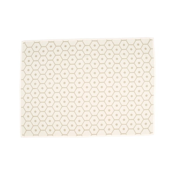 Pătură crem din amestesc de lână 140x180 cm Honey Sand – Pappelina-image-1