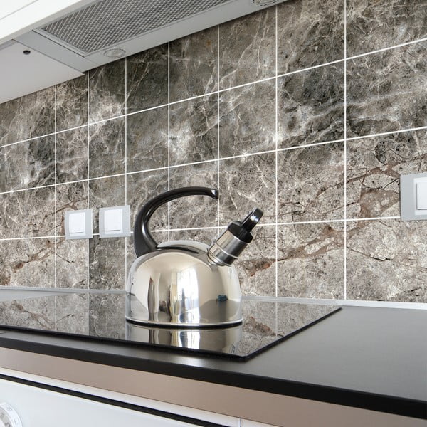 Autocolante pentru gresie 24 buc. 15x15 cm Marble Tiles Venezia – Ambiance-image-4