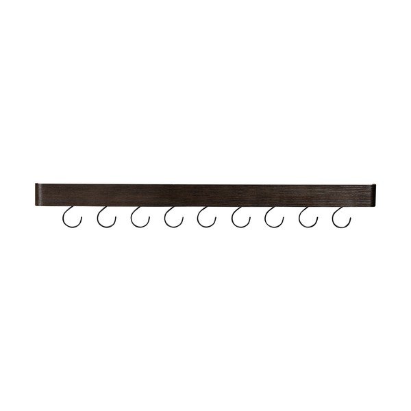 Cuier de perete în culoare naturală închisă cu raft cu aspect de lemn de frasin 120 cm Protopia – DAN-FORM Denmark-image-1