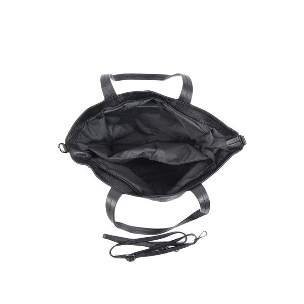 Geantă Tote din piele Roberta M Ambra, negru-image-4