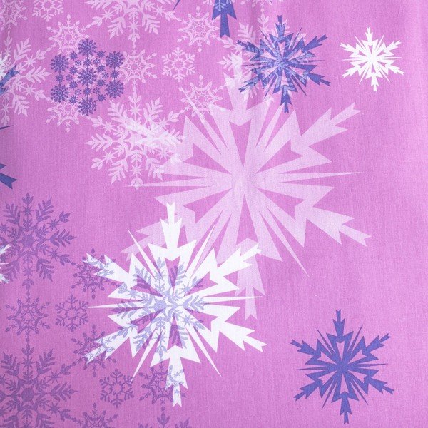 Lenjerie de pat pentru copii din bumbac pentru pătuț 100x135 cm Frozen "Purple" – Jerry Fabrics-image-1