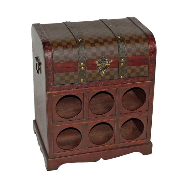 Dulap vinotecă maro număr sticle 6, 41x48 cm – Deco Pleasure-image-4