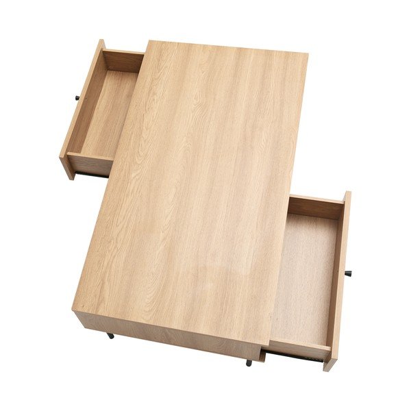 Măsuță de cafea în culoare naturală 60x110 cm Pensacola – Unique Furniture-image-3