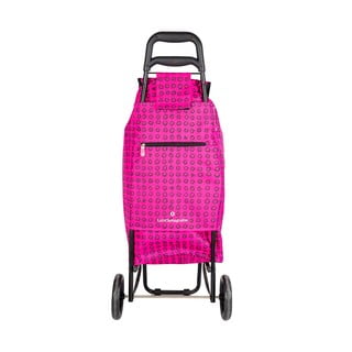 Geantă de cumpărături cu roți Lulucastagnette Ridey, 37 l, nuanță magenta