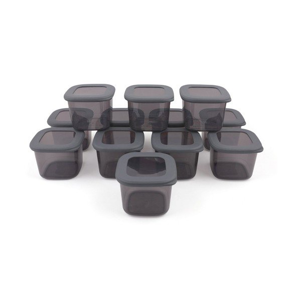 Recipiente 12 buc. din plastic pentru alimente Fresco – Hermia-image-3