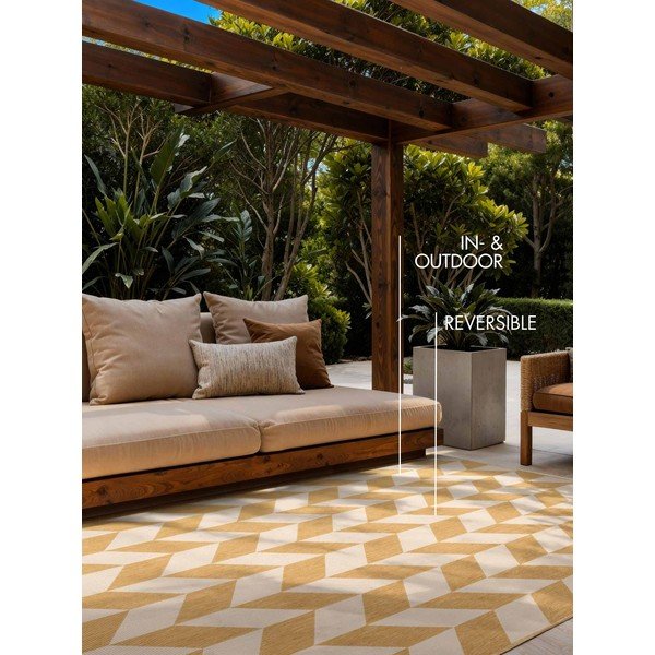 Covor pentru exterior și interior crem/în culoare naturală 200x300 cm Haringey Terrick – Ted Baker-image-2