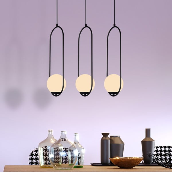 Lustră Squid Lighting Arch, înălțime 146 cm, negru-image-3