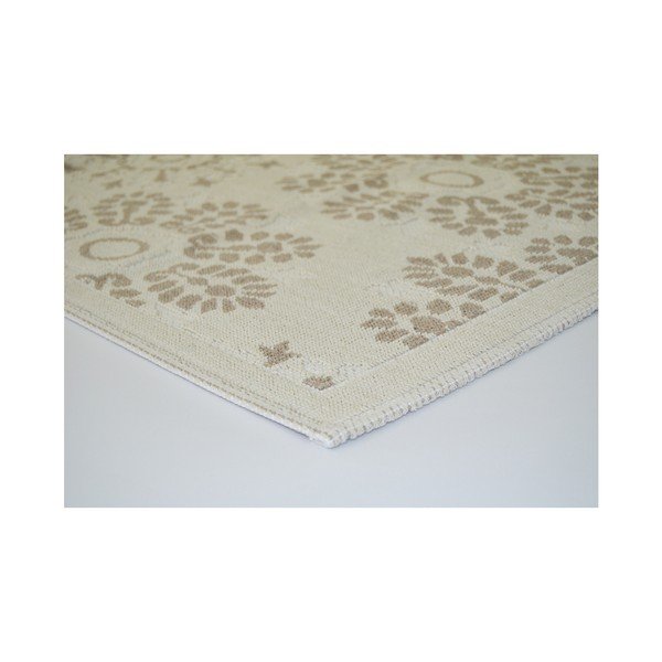 Covor rezistent Vitaus Papatya Bej, 100 x 300 cm, bej-image-1