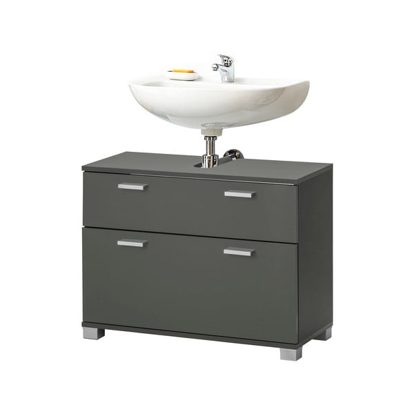 Dulap sub chiuvetă gri 70x55 cm Rowan – Støraa-image-3