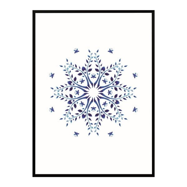 Poster Nord & Co Sparkling Snow, 21 x 29 cm