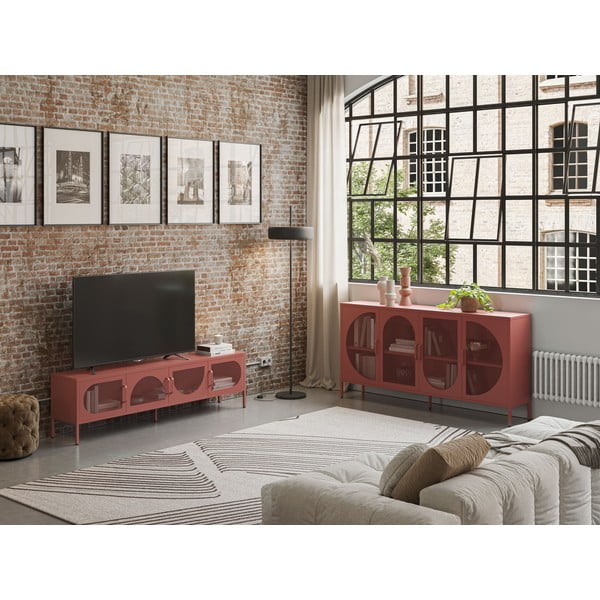 Comodă TV cărămizie 180x50 cm Tayra – Marckeric-image-1