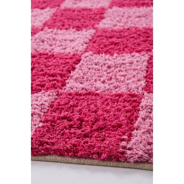 Covor roz/roz deschis din bumbac 200x300 cm Mela – Jotex-image-2