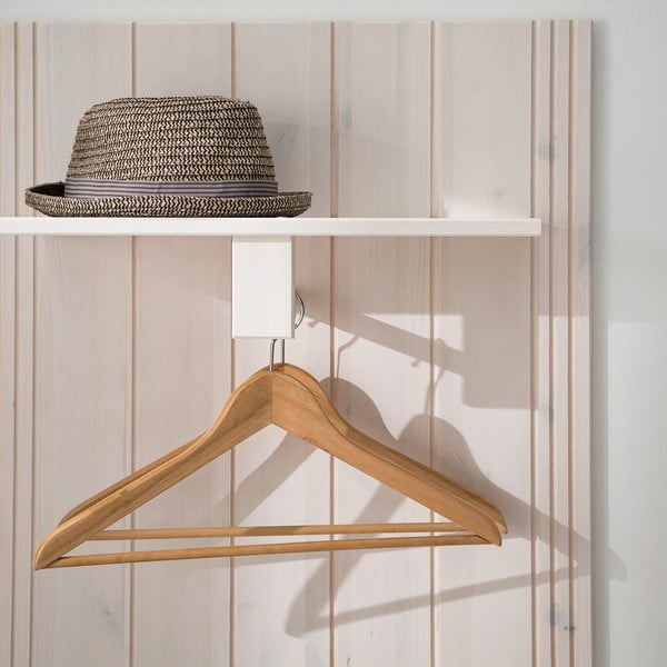 Set pentru hol alb din lemn de pin 60x120x25 cm Anita – Støraa-image-4