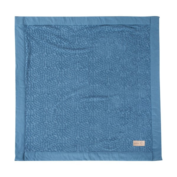 Pătură pentru copii albastră din muselină 80x80 cm Seashells – Roba