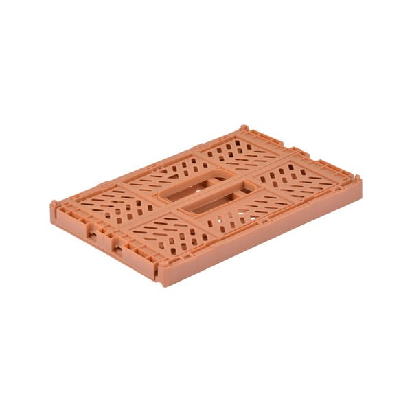 Cutie de depozitare în culoarea somonului din plastic 21x14.5x8 cm – Homéa-image-2