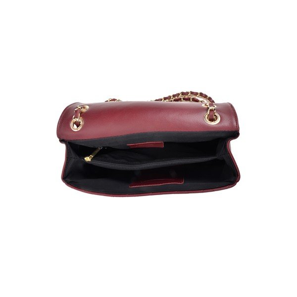 Geantă din piele Isabella Rhea, roșu-image-4