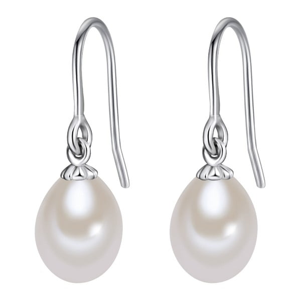 Cercei cu perlă albă Chakra Pearls Loes